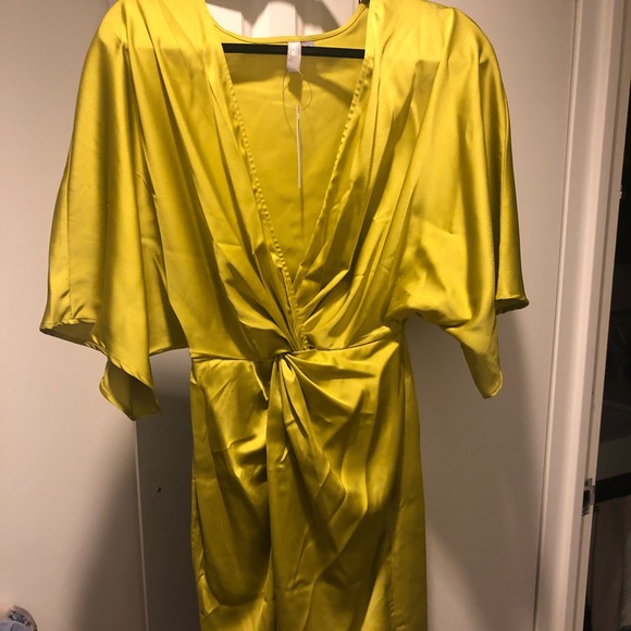 silk kimono style dress